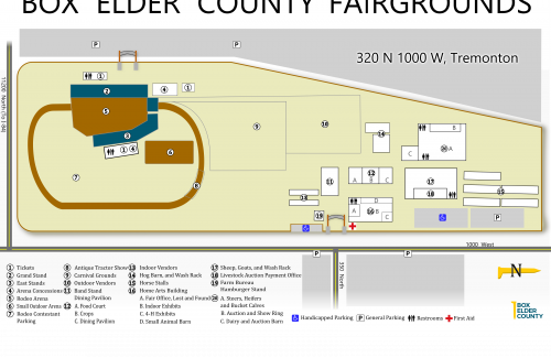 Box Elder County Fairgrounds Map
