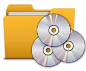 Discovery Icon - Folder with Discs