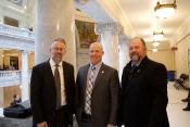 Commissioners at the Capitol with Representative Ferry