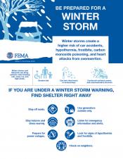 Winter Storm FEMA info