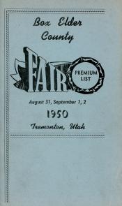 1950 Box Elder County Fair Book