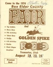 1974 Box Elder County Fair Book