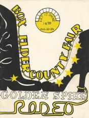 1989 Ty Hansen Box Elder County Fair Book