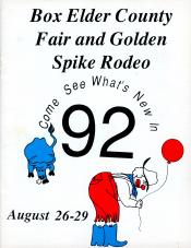 1992 Buny Poulsen Box Elder County Fair Book