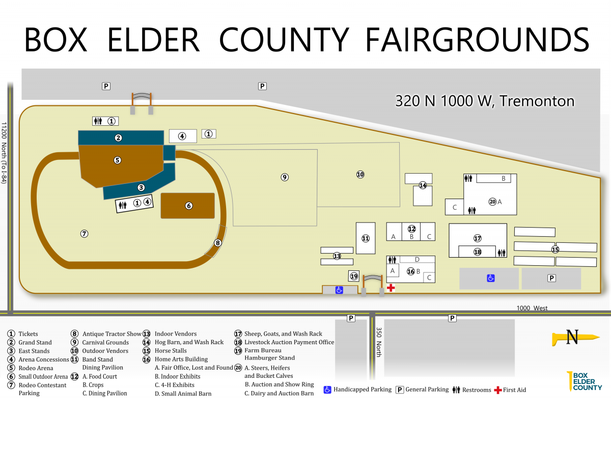Box Elder County Fairgrounds Map